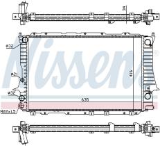 Nissens 60457 - RADIADOR AUDI 100(C4)(90-)2.3 I