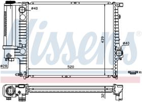 Nissens 60743A - RADIADOR BMW 5 E34 (88-) 525 I