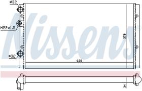 Nissens 65233A - RADIADOR VOLKSWAGEN POLO III(6N)(94