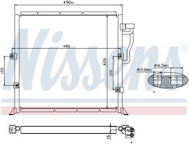 Nissens 94157 - CONDENSADOR BMW 3 E36(90-)325 I