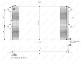 Nrf 35034 - CONDENSADOR SEAT CORDOBA 93-