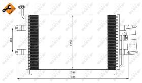 Nrf 35338 - CONDENSADOR SEAT CORDOBA 95-