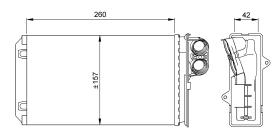 Nrf 58062 - CALEFACTOR TURISMOS RENAULT LAGUNA
