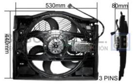 Bugobrot 18BM1010 - ELECTRO VENTILADOR BMW SERIE 3