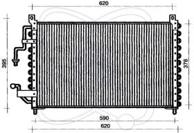 ElectroAuto 30C0015 - CONDENSADOR A/C P/EQUIPO ORIG.PEUG.
