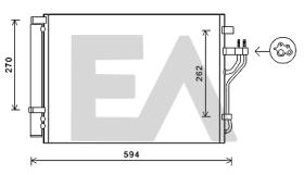 ElectroAuto 30C28040 - CONDENSADOR->APLICACION ORIGINAL HY