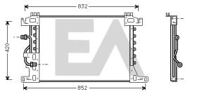 ElectroAuto 30C45007 - CONDENSADOR MERCEDES BENZ