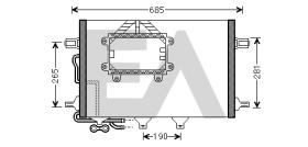 ElectroAuto 30C50053 - CONDENSADOR->APLICACION ORIGINAL ME