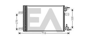 ElectroAuto 30C54058 - CONDENSADOR VAUXHALL