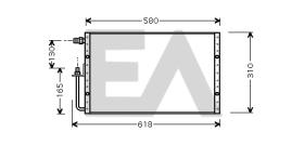 ElectroAuto 30C99014 - CONDENSADOR ESTANDAR TIPO SANDEN