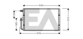 ElectroAuto 30C99015 - CONDENSADOR ESTANDAR TIPO SANDEN