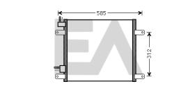 ElectroAuto 30D0044 - CONDENSADOR A/C->EQUIPO ORIGINAL DA