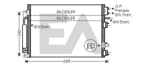 ElectroAuto 30D0048 - CONDENSADOR A/C->EQUIPO ORIGINAL CH