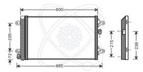 ElectroAuto 30G0004 - CONDENSADOR A/C->EQUIPO ORIGINAL FO