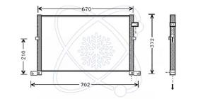 ElectroAuto 30G0029 - CONDENSADOR A/C->EQUIPO ORIGINAL FO