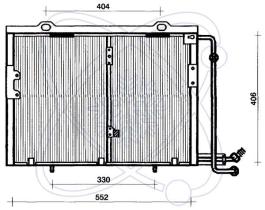 ElectroAuto 30M0029 - CONDENSADOR A/C->EQUIPO ORIGINAL ME