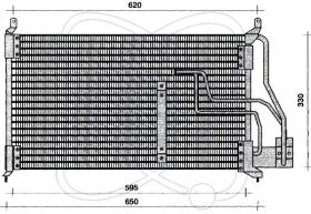 ElectroAuto 30O0006 - CONDENSADOR A/C->EQUIPO ORIGINAL OP