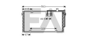 ElectroAuto 30S0001 - CONDENSADOR A/C->EQUIPO ORIGINAL MA