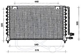 ElectroAuto 30Z0014 - CONDENSADOR A/C->EQUIPO ORIGINAL MA