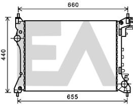 ElectroAuto 31R03001 - RADIADOR->APLICACION ORIGINAL ALFA