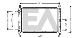 ElectroAuto 31R03005 - RADIADOR->APLICACION ORIGINAL ALFA
