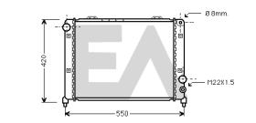 ElectroAuto 31R03010 - RADIADOR->APLICACION ORIGINAL ALFA