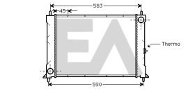 ElectroAuto 31R05016 - RADIADOR->APLICACION ORIGINAL ROVER