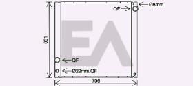 ElectroAuto 31R05054 - RADIADOR->APLICACION ORIGINAL LANDR