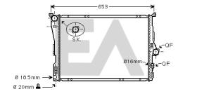 ElectroAuto 31R07001 - RADIADOR->APLICACION ORIGINAL BMW