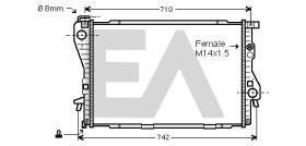 ElectroAuto 31R07078 - RADIADOR->APLICACION ORIGINAL BMW
