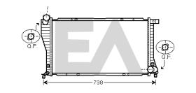 ElectroAuto 31R07083 - RADIADOR AGUA BMW
