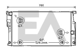 ElectroAuto 31R07109 - RADIADOR->APLICACION ORIGINAL BMW