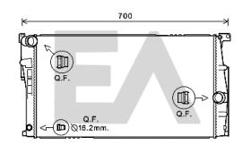 ElectroAuto 31R07110 - RADIADOR->APLICACION ORIGINAL BMW