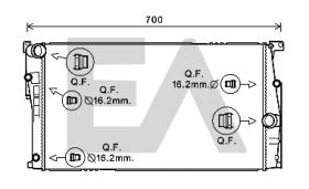 ElectroAuto 31R07111 - RADIADOR->APLICACION ORIGINAL BMW