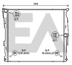 ElectroAuto 31R07117 - RADIADOR->APLICACION ORIGINAL BMW