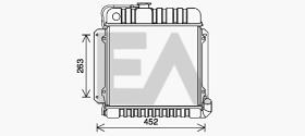 ElectroAuto 31R07121 - RADIADOR->APLICACION ORIGINAL BMW