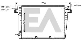 ElectroAuto 31R07122 - RADIADOR->APLICACION ORIGINAL BMW