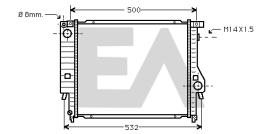 ElectroAuto 31R07123 - RADIADOR->APLICACION ORIGINAL BMW