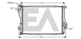 ElectroAuto 31R07129 - RADIADOR->APLICACION ORIGINAL BMW
