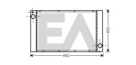 ElectroAuto 31R07146 - RADIADOR->APLICACION ORIGINAL MINI