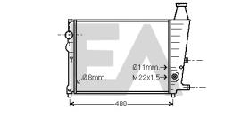 ElectroAuto 31R10007 - RADIADOR->APLICACION ORIGINAL CITRO