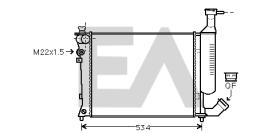 ElectroAuto 31R10032 - RADIADOR->APLICACION ORIGINAL CITRO