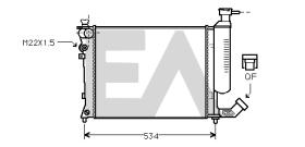 ElectroAuto 31R10050 - RADIADOR->APLICACION ORIGINAL CITRO