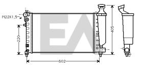 ElectroAuto 31R10075 - RADIADOR->APLICACION ORIGINAL PEUGE