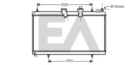 ElectroAuto 31R10104 - RADIADOR->APLICACION ORIGINAL CITRO