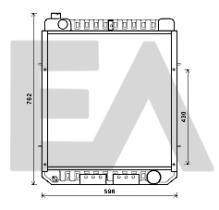 ElectroAuto 31R13012 - RADIADOR->APLICACION ORIGINAL INTER