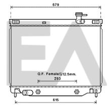ElectroAuto 31R14005 - RADIADOR->APLICACION ORIGINAL CHEVR