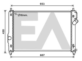 ElectroAuto 31R14013 - RADIADOR->APLICACION ORIGINAL CHEVR