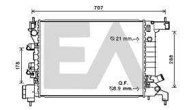 ElectroAuto 31R14017 - RADIADOR->APLICACION ORIGINAL CHEVR