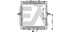ElectroAuto 31R16012 - RADIADOR->APLICACION ORIGINAL DAF